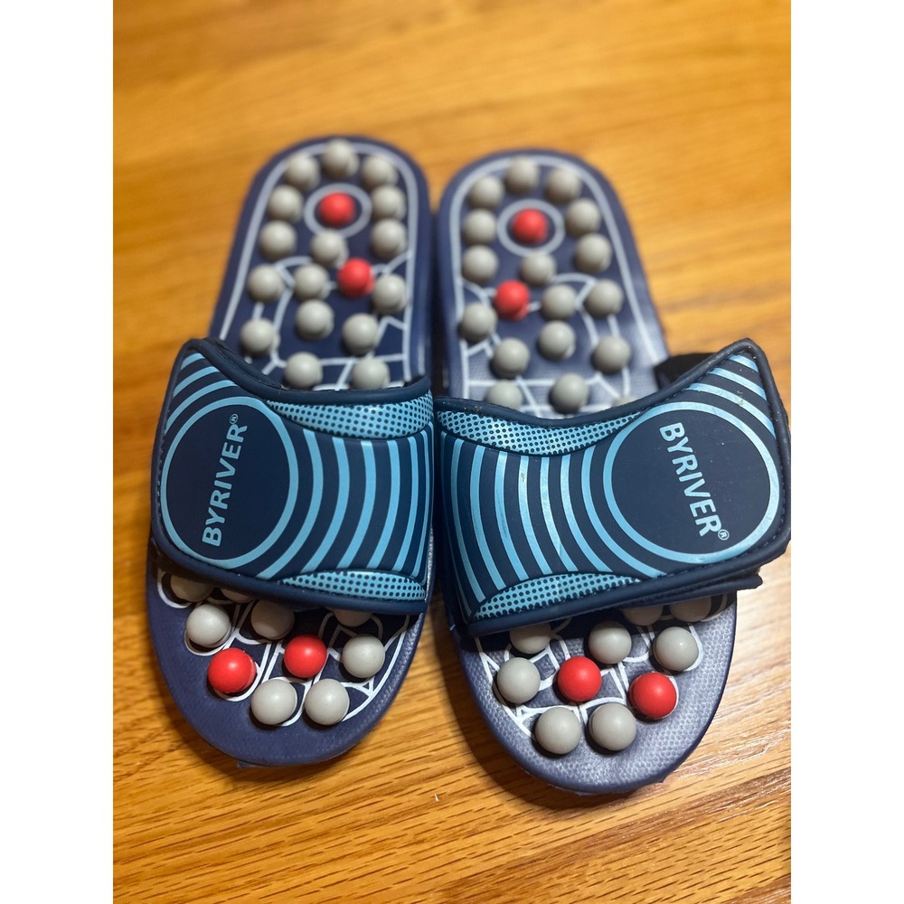 BYRIVER Acupuncture Massage Slippers Reflexology Foot Massager
